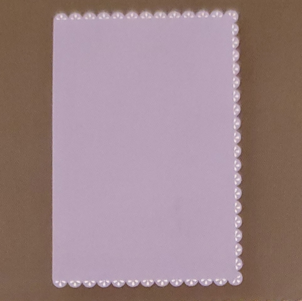 Eccolo Scalloped Notebook Journal Purp